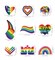 200+ Pcs Pride Temporary Tattoos - 20 Sheets of Rainbow Flag, Butterfly & Heart Decals - Waterproof LGBT Gay Pride Tattoos for Women & Men - Celebration Accessories for Equality Parades & Festivals